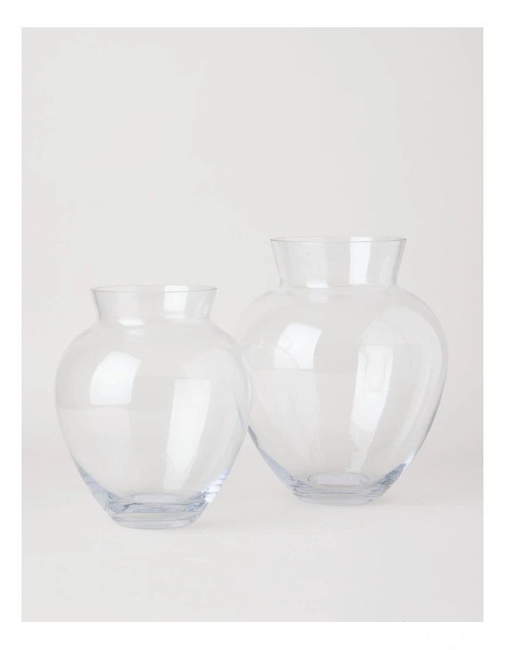 Vase 30cm in Clear image 4