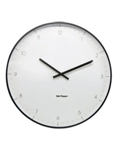 Elio White Metal Clock 53.5cm
