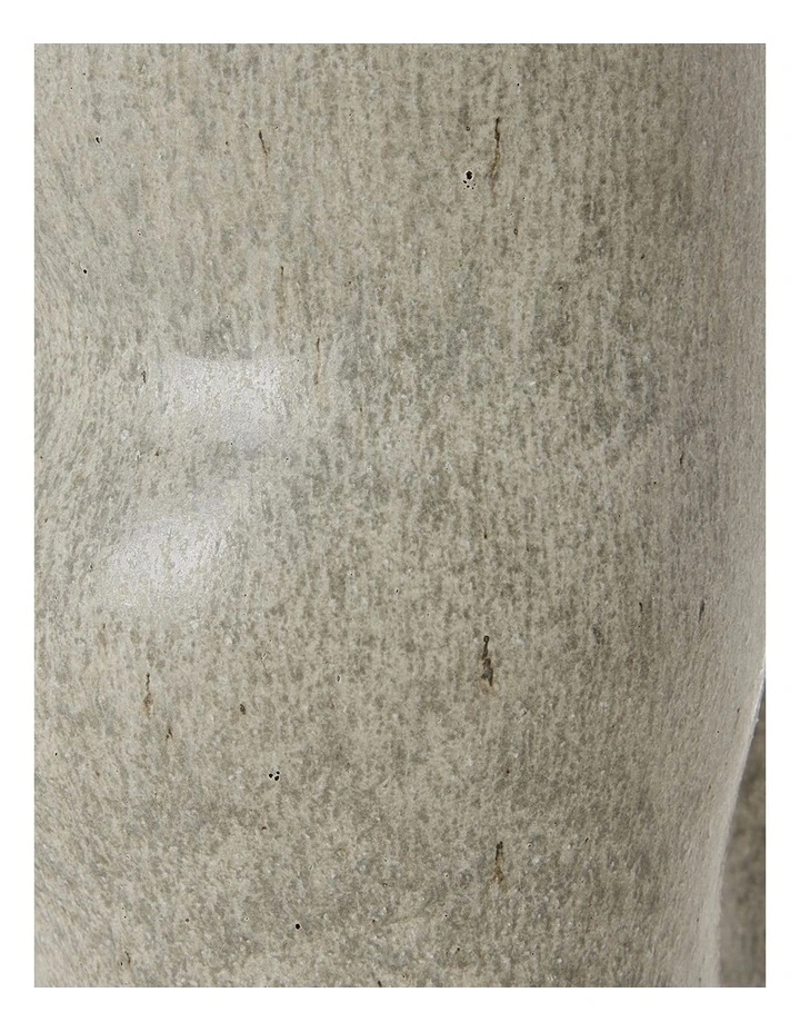 August Wavy Vase D22x33cm in Mineral Green image 3