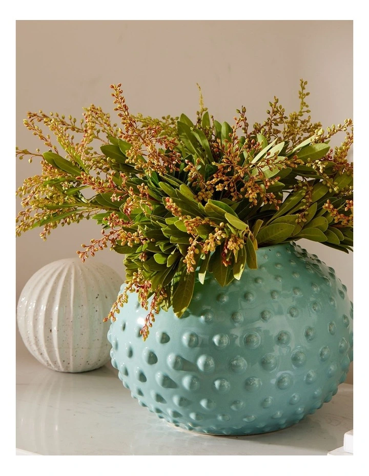 Nixon Ceramic Blue Vase D24.5XH18cm image 2