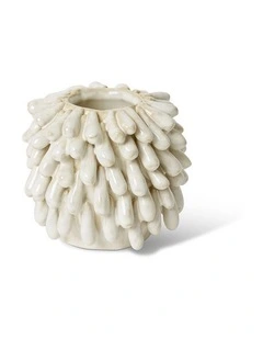 Elme Living Petra Vase Mini Ivory 11