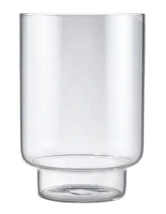 Sora Hurricane Vase 22cm in Clear