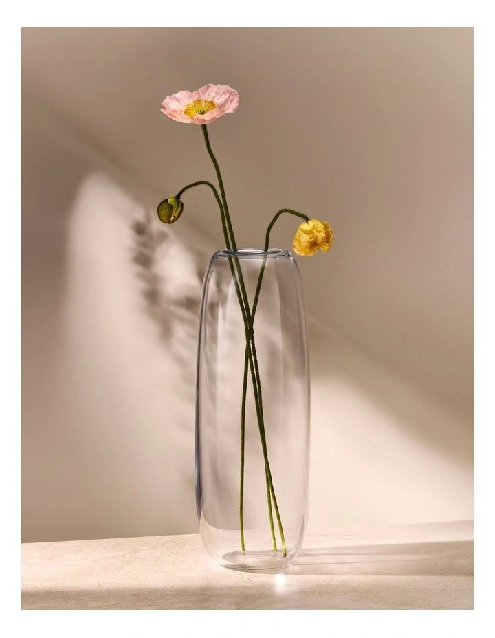 Juno Large Vase 34cm in Clear image 4