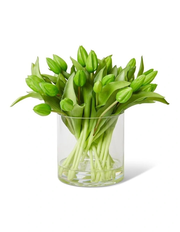 Tulip Bud in Green/Clear 29cm image 1