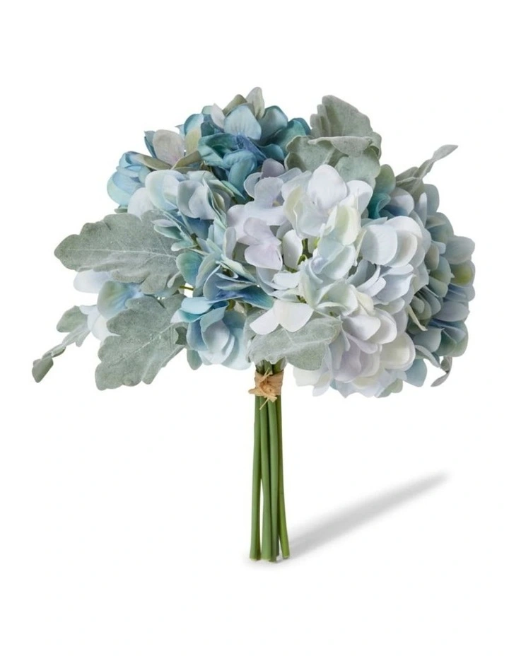Hydrangea Alicme Bouquet in Soft Blue 28cm image 2