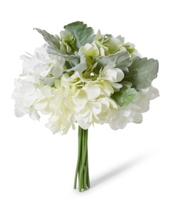 Hydrangea Alice Bouquet in White/Green 2