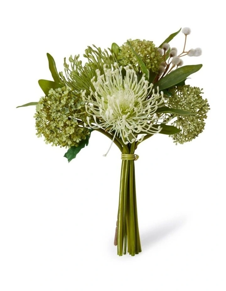 Native Mixed Bouquet in Green 35cm image 2