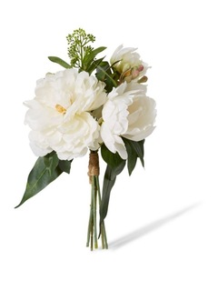 Peony Sophia Bouquet in White 33cm