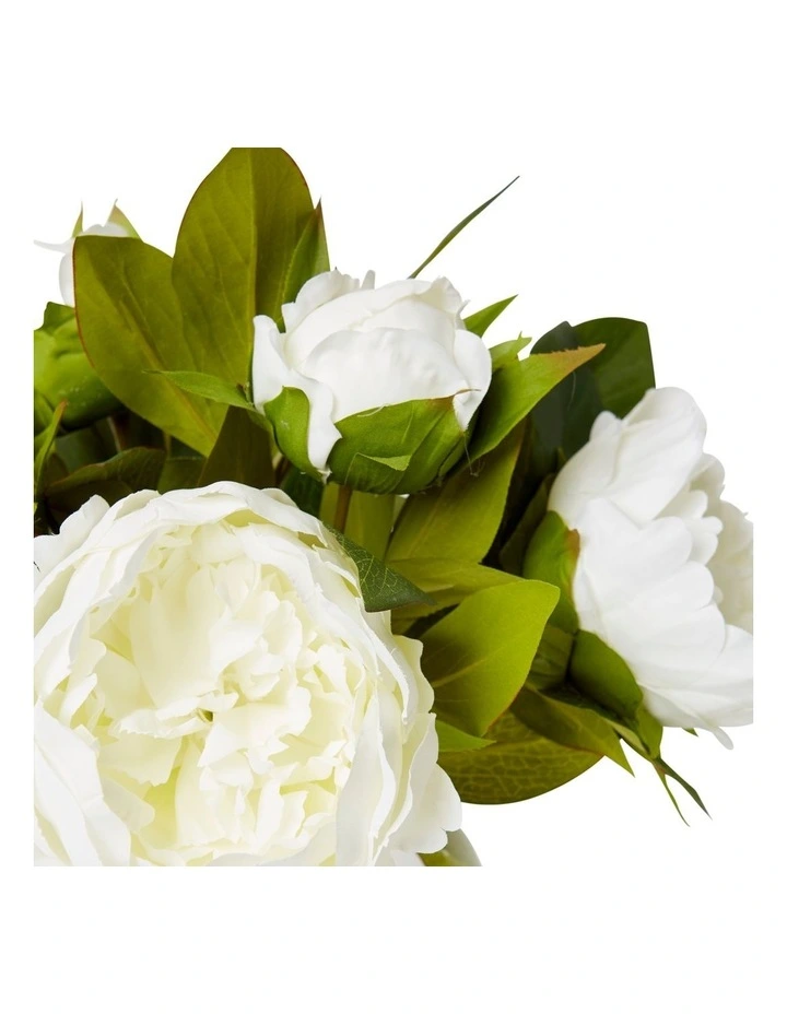 Peony-Alma Vase 29cm in White image 2
