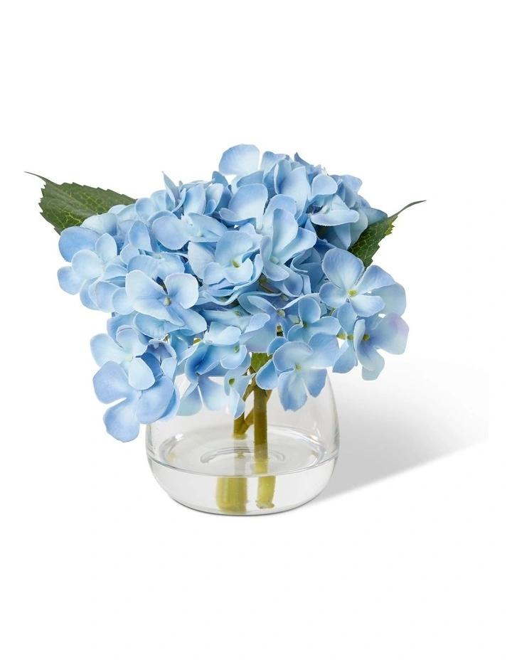 Hydrangea-Alma Vase 20cm in Blue image 1