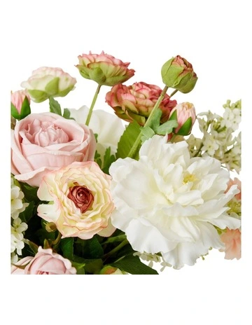 Rose and Ranunculus Mix-Alma Vase in Multi