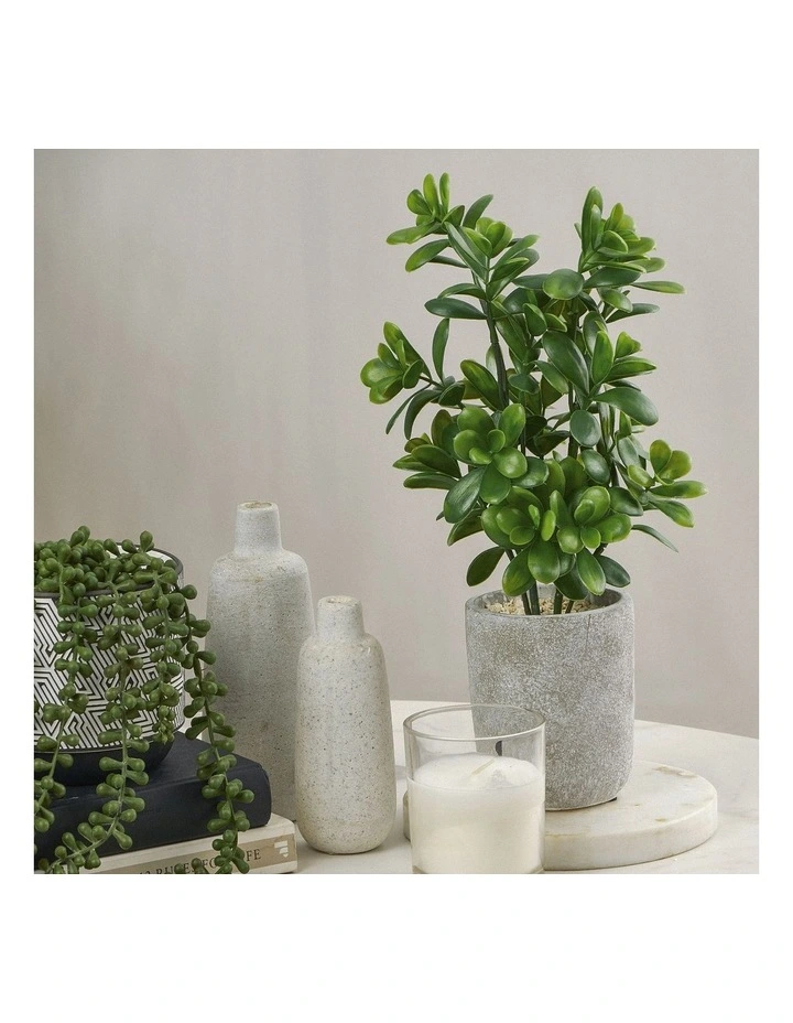 Sweet Plum Artificial Plant 40cm in Green image 2