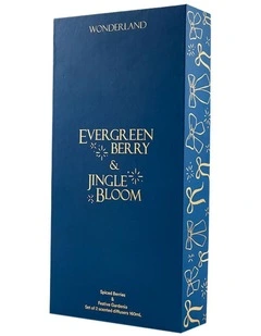 Wonderland Jinglebloom/Evergreen Berry Diffuser 160ml Set Of 2