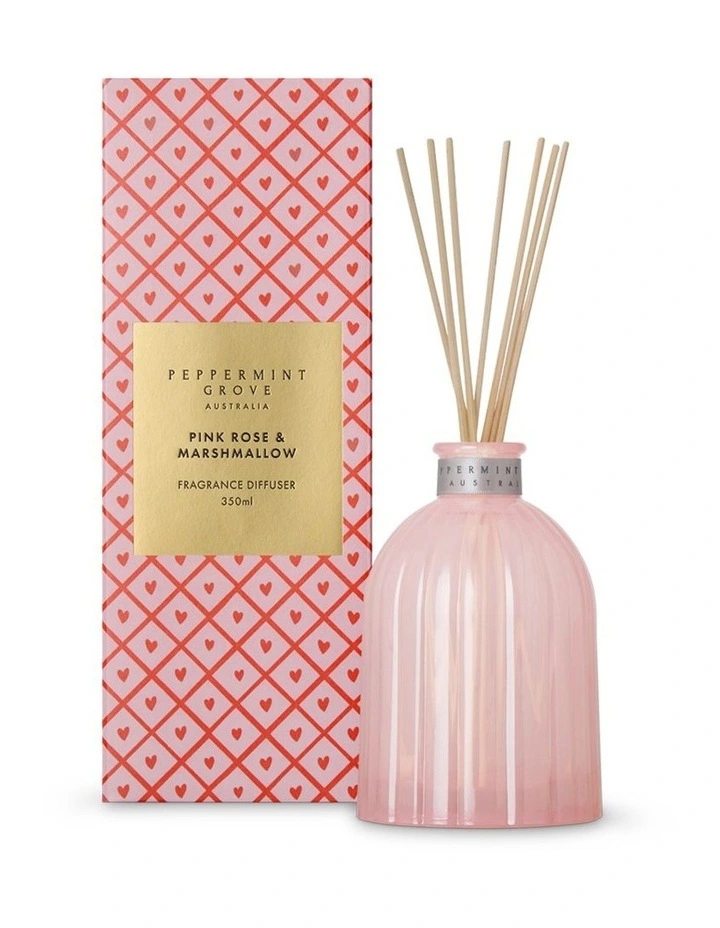 Pink Rose Marshmallow Diffuser 350ml image 1