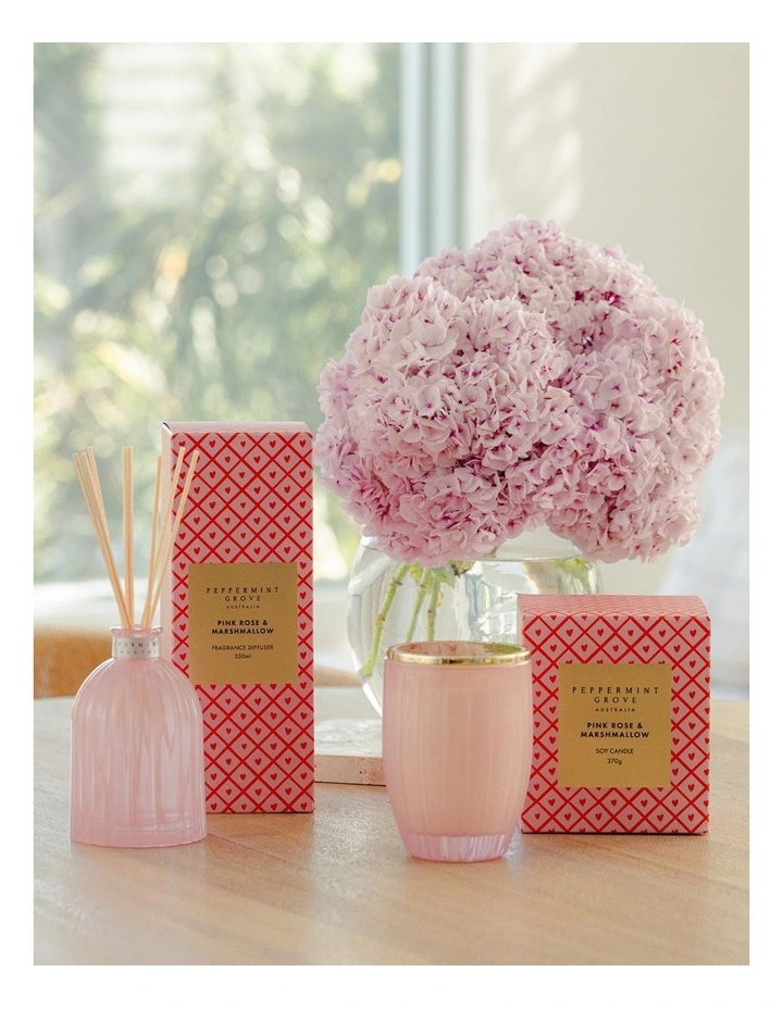 Pink Rose Marshmallow Diffuser 350ml image 3