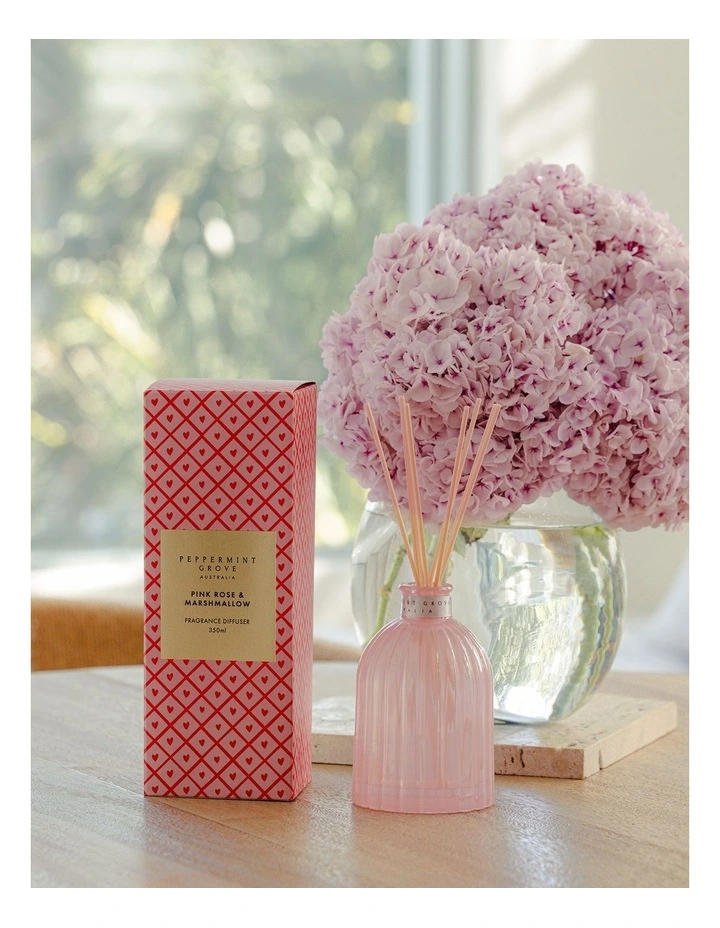 Pink Rose Marshmallow Diffuser 350ml image 6