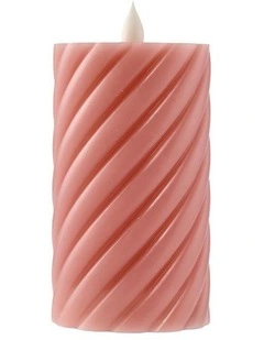 Flame Swirl Candle 13cm