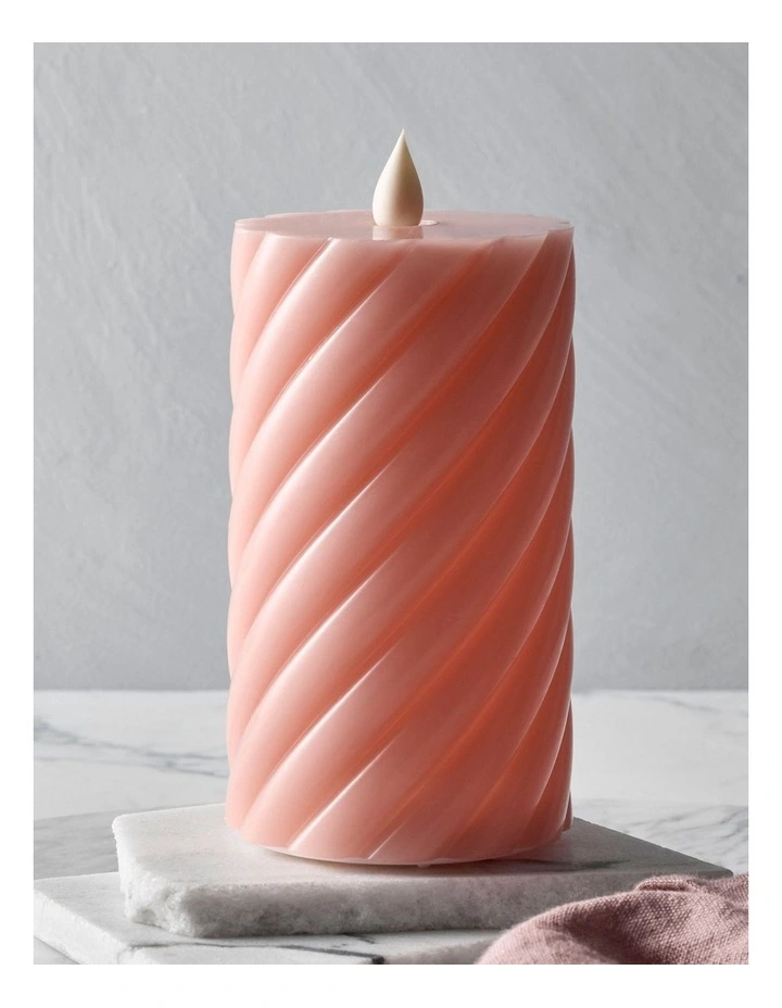 Flame Swirl Candle 13cm image 3