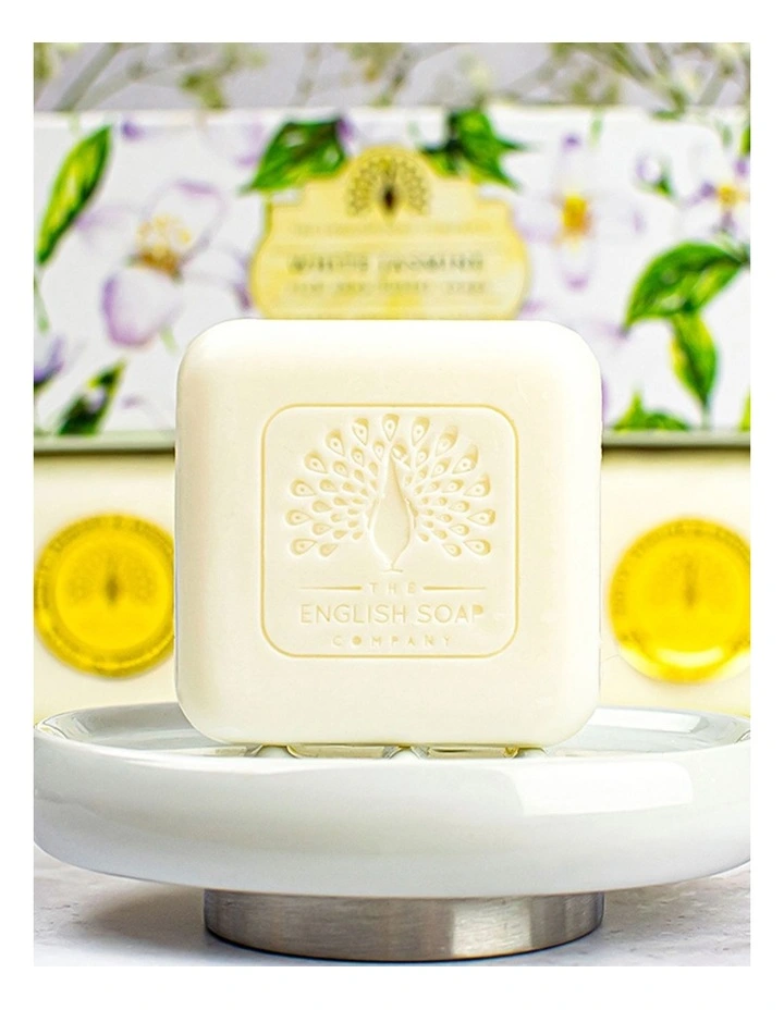 Jasmine And Sandalwood Soap Bars Gift Set 3x100g image 3