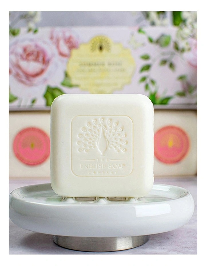 Summer Rose Gift Set Triple Soap Bars (3x100g) in Multi image 3
