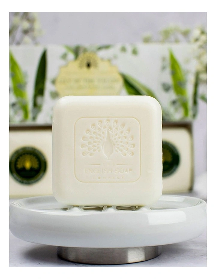 Lily of the Valley Gift Set Soap Bars 3x100g in Multi image 3