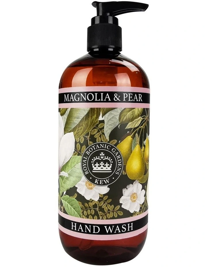 Royal Kew Gardens Magnolia and Pear Hand Wash and Soap Bar Bundle image 3