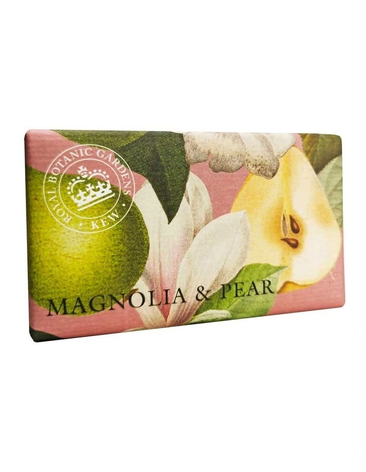 Royal Kew Gardens Magnolia and Pear Hand Wash and Soap Bar Bundle image 4