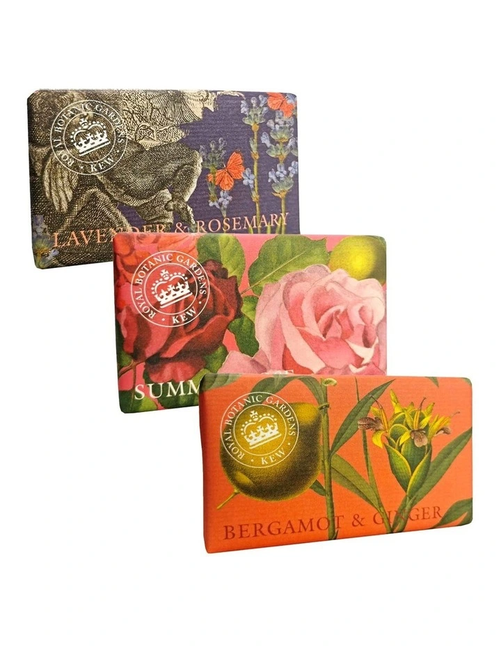 Royal Kew Gardens Gourmet Luxuries Trio Soap Bar Value Pack image 1
