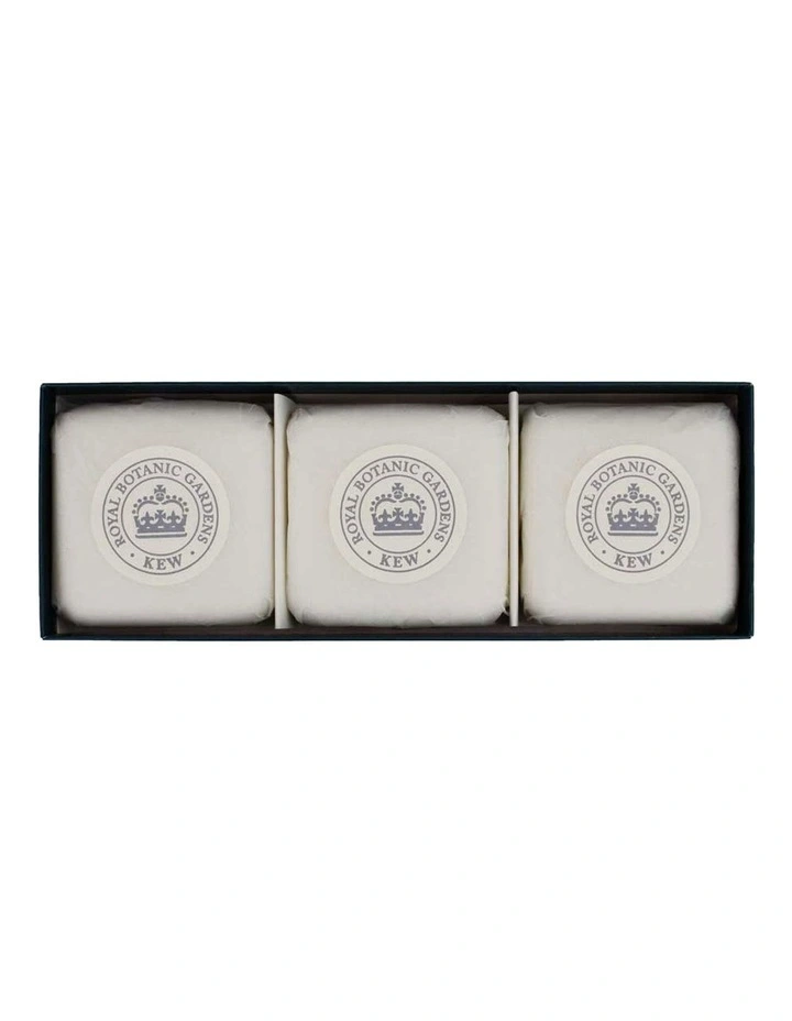 Royal Kew Gardens Jasmine Peach Gift Soaps 100g x3 image 4