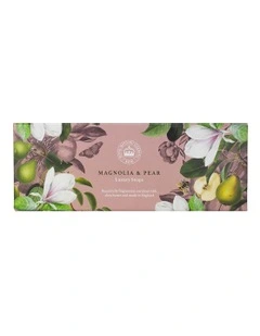 Royal Kew Gardens Magnolia Pear Gift Soaps 100g x3