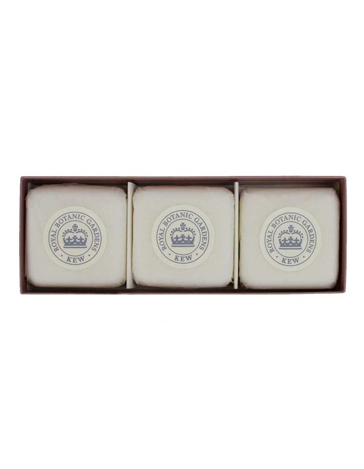 Royal Kew Gardens Magnolia Pear Gift Soaps 100g x3 image 4