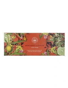 Royal Kew Gardens Bergamot Ginger Gift Soaps 100g x3