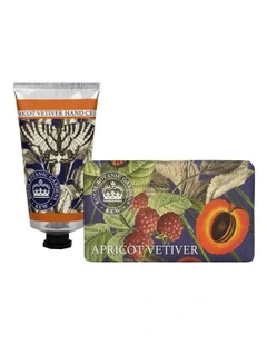 Royal Kew Gardens Apricot Vetiver Hand Cream and Soap Bundle