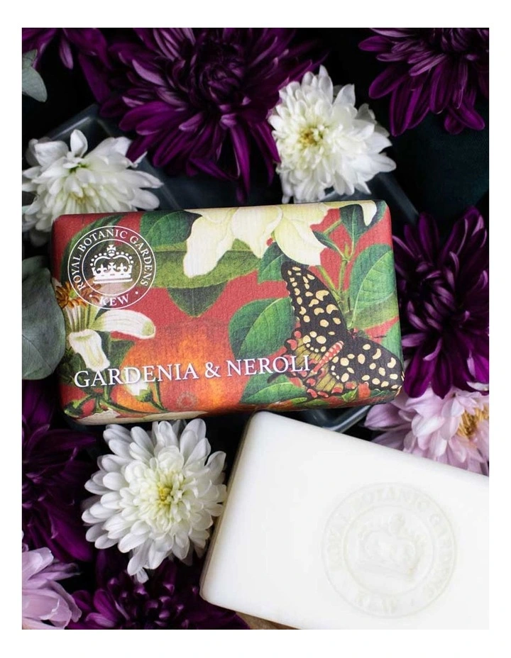 Royal Kew Gardens Gardenia and Neroli Hand Cream and Soap Bundle image 6