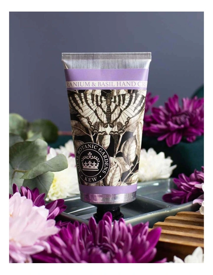 Geranium and Basil Hand Cream and Soap Bundle image 4