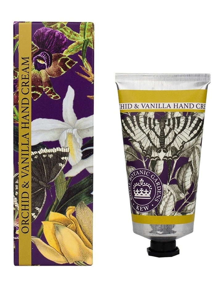 Royal Kew Gardens Orchid, Vanilla Hand Cream And Soap Bundle image 3
