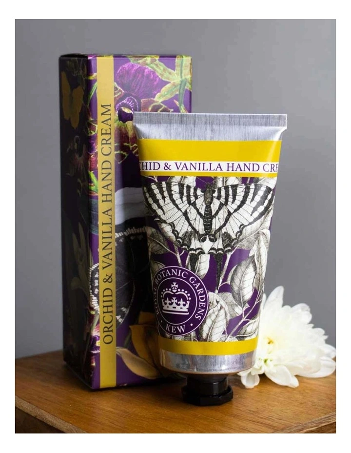 Royal Kew Gardens Orchid, Vanilla Hand Cream And Soap Bundle image 4