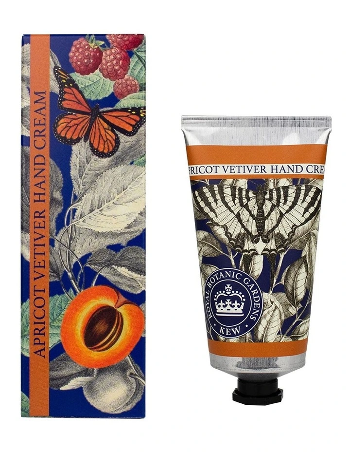 Royal Kew Gardens Apricot Vetiver Hand Cream, Soap And Wash Bundle image 3