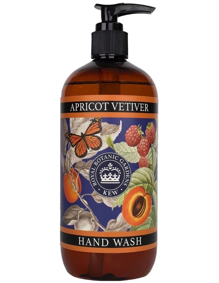 Royal Kew Gardens Apricot Vetiver Hand Cream, Soap And Wash Bundle image 5