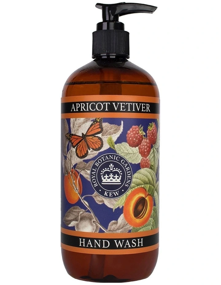 Royal Kew Gardens Apricot Vetiver Hand Wash And Soap Bar Bundle image 3