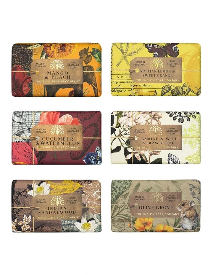 Vibrant Harmony Collection Soap Bar 6-Piece Set image 1