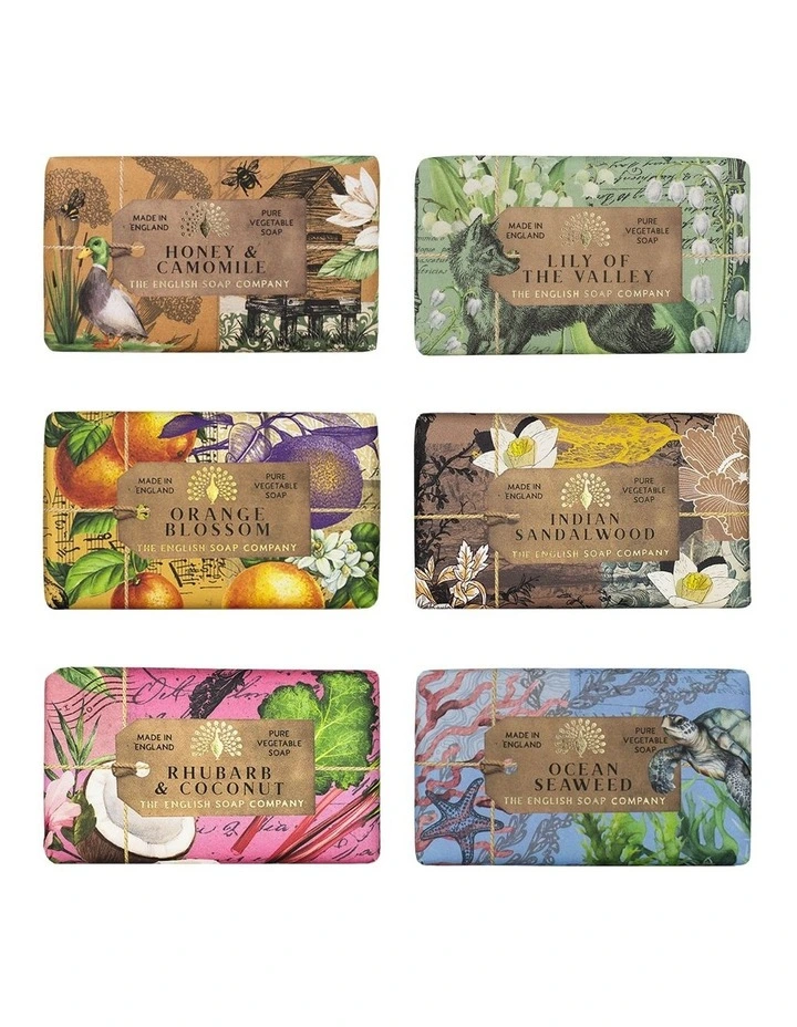 Soft Earth & Sea Collection Soap Bar 6-Piece Set image 1