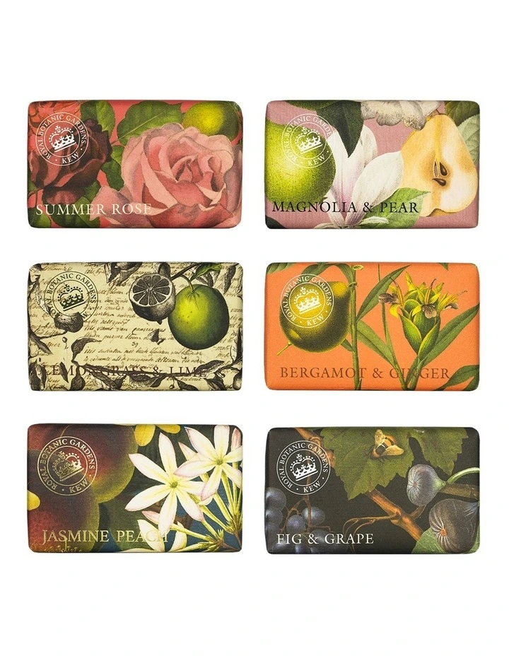 Royal Kew Gardens Fragrant Harvest Soap Bar Set 6 Piece image 1