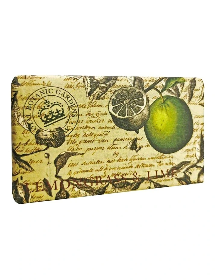Royal Kew Gardens Lemongrass And Lime Soap Bar Trio Pack image 3
