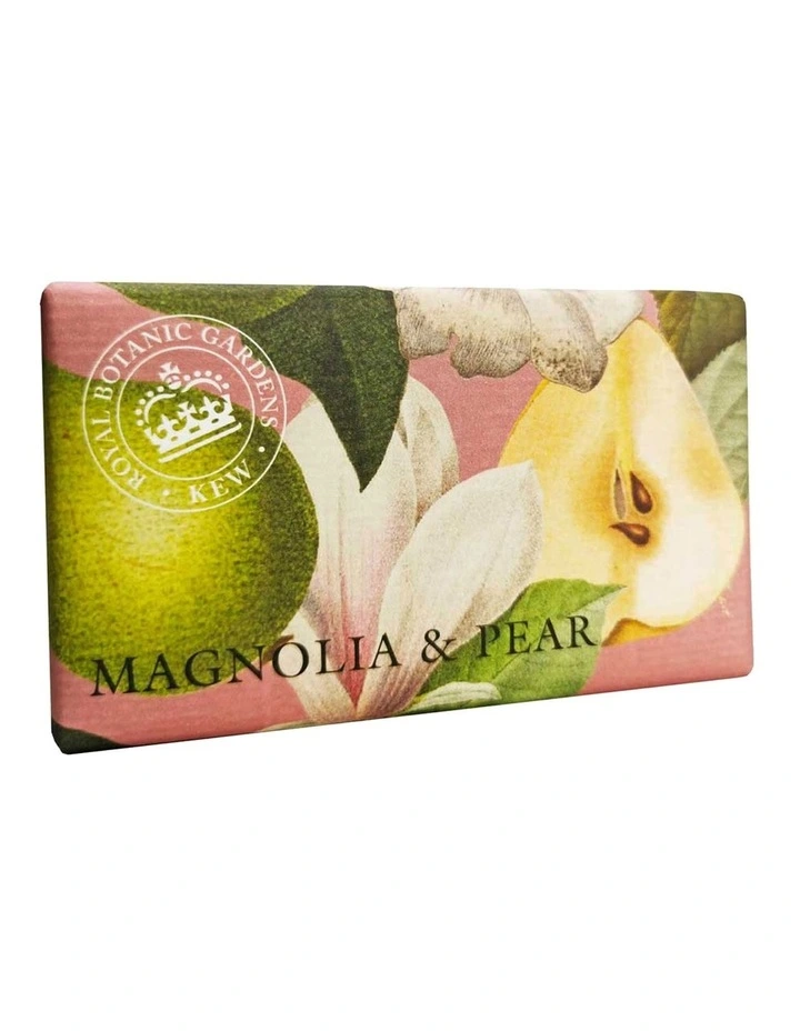 Royal Kew Gardens Magnolia And Pear Soap Bar Trio Pack image 3