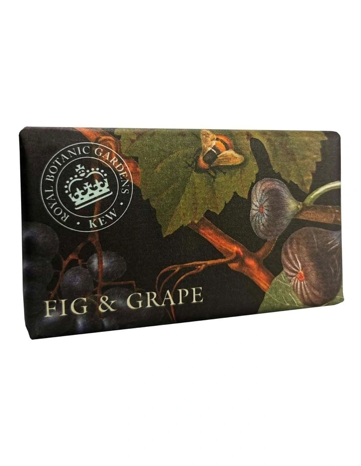 Royal Kew Gardens Fig And Grape Soap Bar Trio Pack image 3