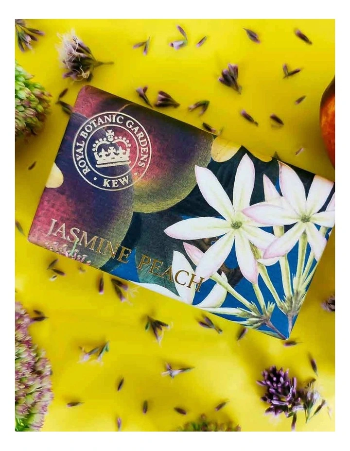 Royal Kew Gardens Jasmine And Peach Soap Bar Trio Pack image 2