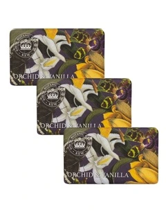 Royal Kew Gardens Orchid & Vanilla Soap Bar Trio Value Pack
