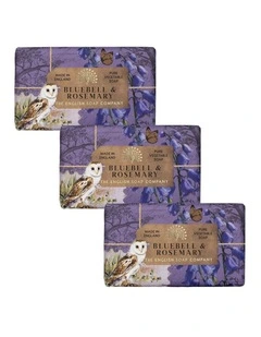 Bluebell & Rosemary Soap Bar Trio Value Pack