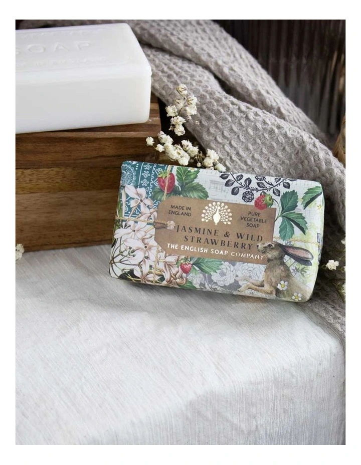 Jasmine & Wild Strawberry Soap Bar Trio Value Pack image 2